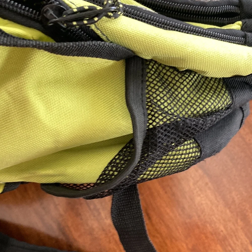 Target Technical Backpack 7+ Compartments Blue Green Pack Carryall Laptop Mesh